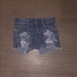 JEAN SHORTS. super stretch